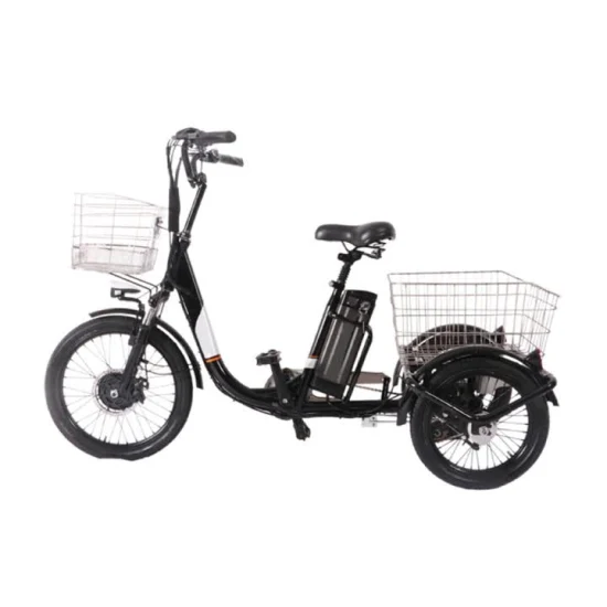 Vente chaude Electric Lady City Bike Bicycle Tricycle Trikevtuvia 24 pouces Trike électrique Fat Tire36V Batterie au lithium Electric Drift Scooter Trike