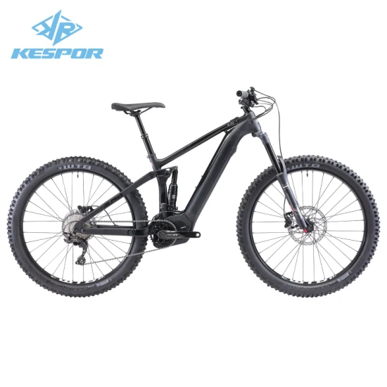 Haut de gamme OEM vente en gros 27.5/29 pouces 36V 250W/500W MID moteur d'entraînement vélo de vélo électrique de montagne avec cadre en Fiber de carbone